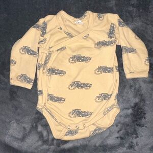 Kate Quinn Motorcycle Print Kids One Piece Bodysuit